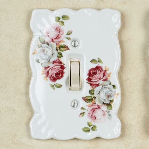 Summer Bloom Single Switch White Thumbnail Image