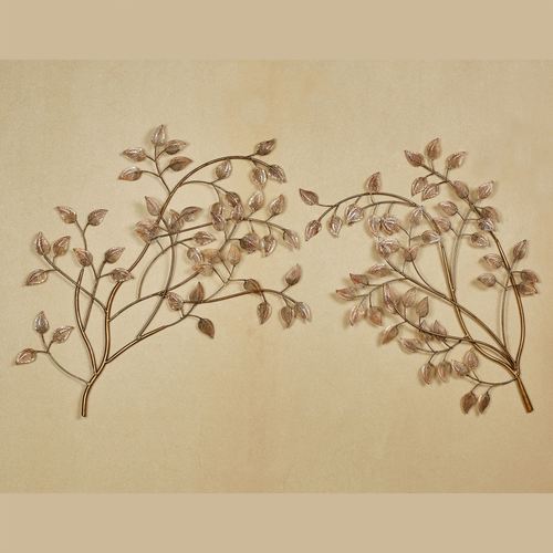 Eden Wall Art Champagne Bronze Set of Two Thumbnail Image