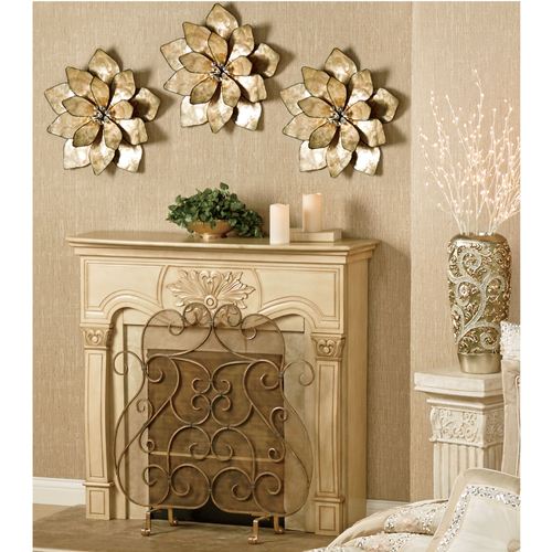 Eloquence Bloom Capiz Wall Art Cream Thumbnail Image