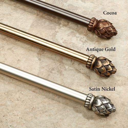 Bud Double Curtain Rod Set Thumbnail Image