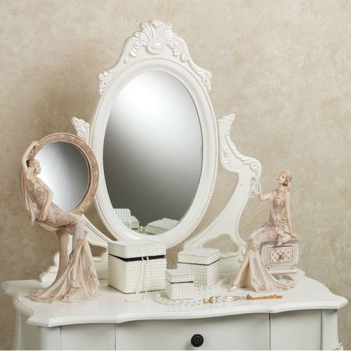 Jeannette Vanity Table Only White Thumbnail Image