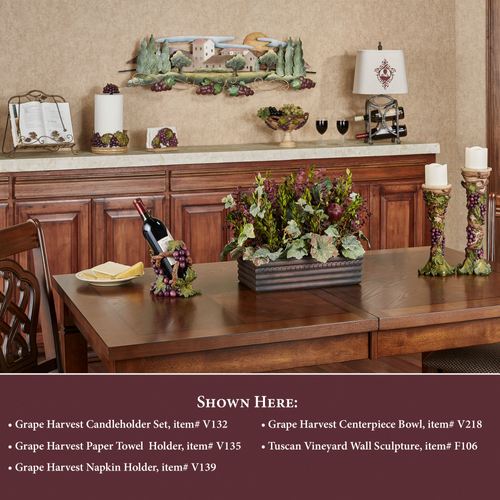 Grape Harvest Candleholders Sangria Set of Two Thumbnail Image