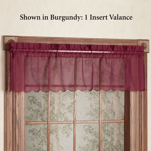 Emelia Sheer Swag Valance Pair 60 x 38 Thumbnail Image