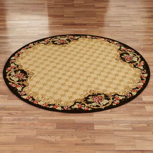 Wine and Roses Rectangle Rug Thumbnail Image