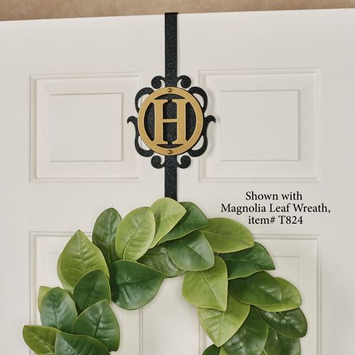 Overture Monogram Wreath Hanger Gold/Black Thumbnail Image