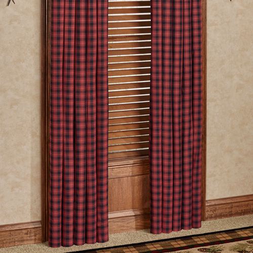 Cumberland Tailored Curtain Pair Multi Warm 80 x 84 Thumbnail Image