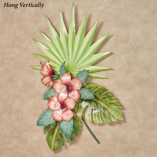 Hibiscus Spray Wall Art Pink Thumbnail Image