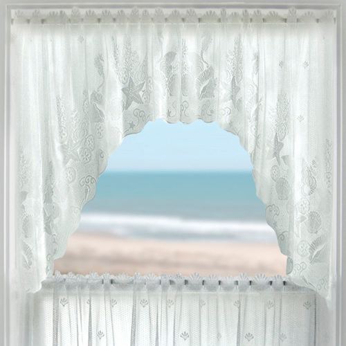 Seascape Swag Valance Pair  72 x 36 Thumbnail Image