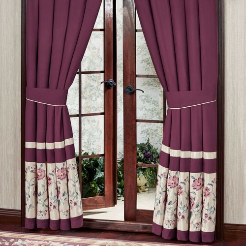 Mystic Garden Tailored Curtain Pair Fawn Thumbnail Image