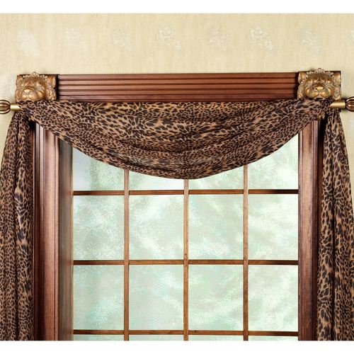 Lion Head Bracket Pair Antique Gold Pair Thumbnail Image