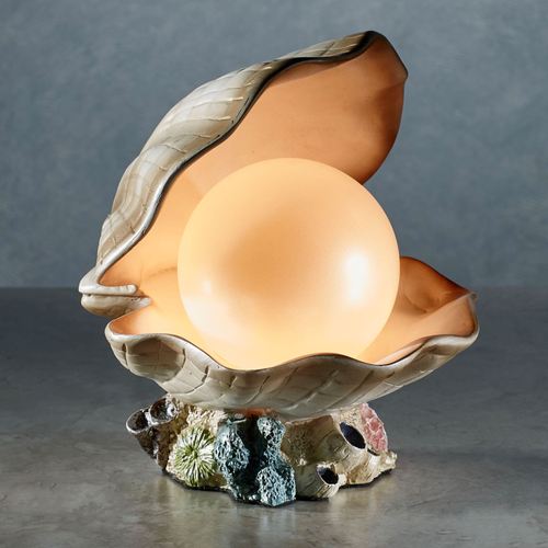 Clamshell Accent Lamp Ivory Thumbnail Image