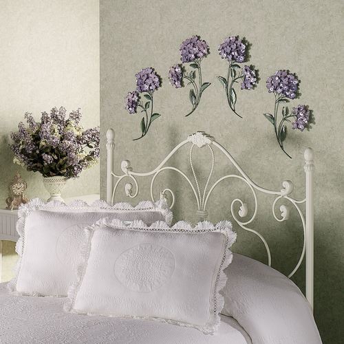 Lavender Hydrangea Wall Sculptures Set of Two Thumbnail Image