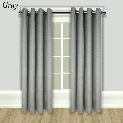 Grasscloth Grommet Curtain Panel Thumbnail Image
