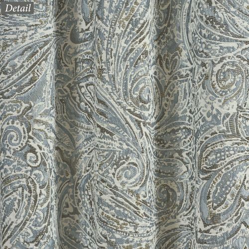 Giovanni Wide Tailored Curtain Pair Glacier 100 x 84 Thumbnail Image