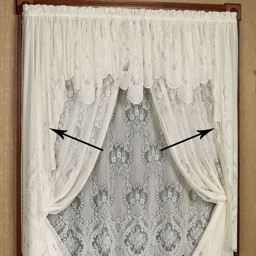 Vanessa Long Swag Valance Pair 72 x 63 Thumbnail Image