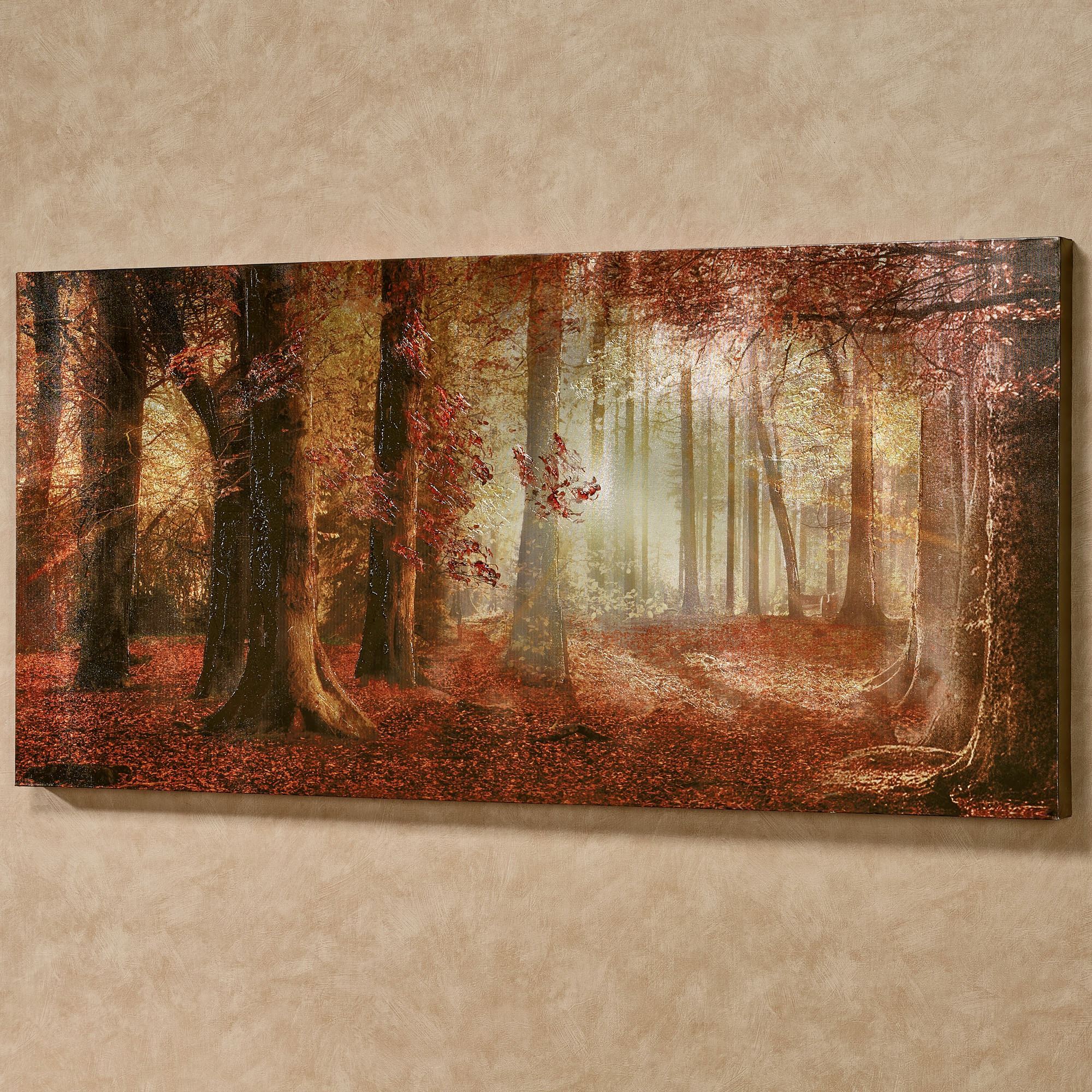 Autumn Brilliance Fall Trees Canvas Wall Art Autumn brilliance fall trees canvas wall art