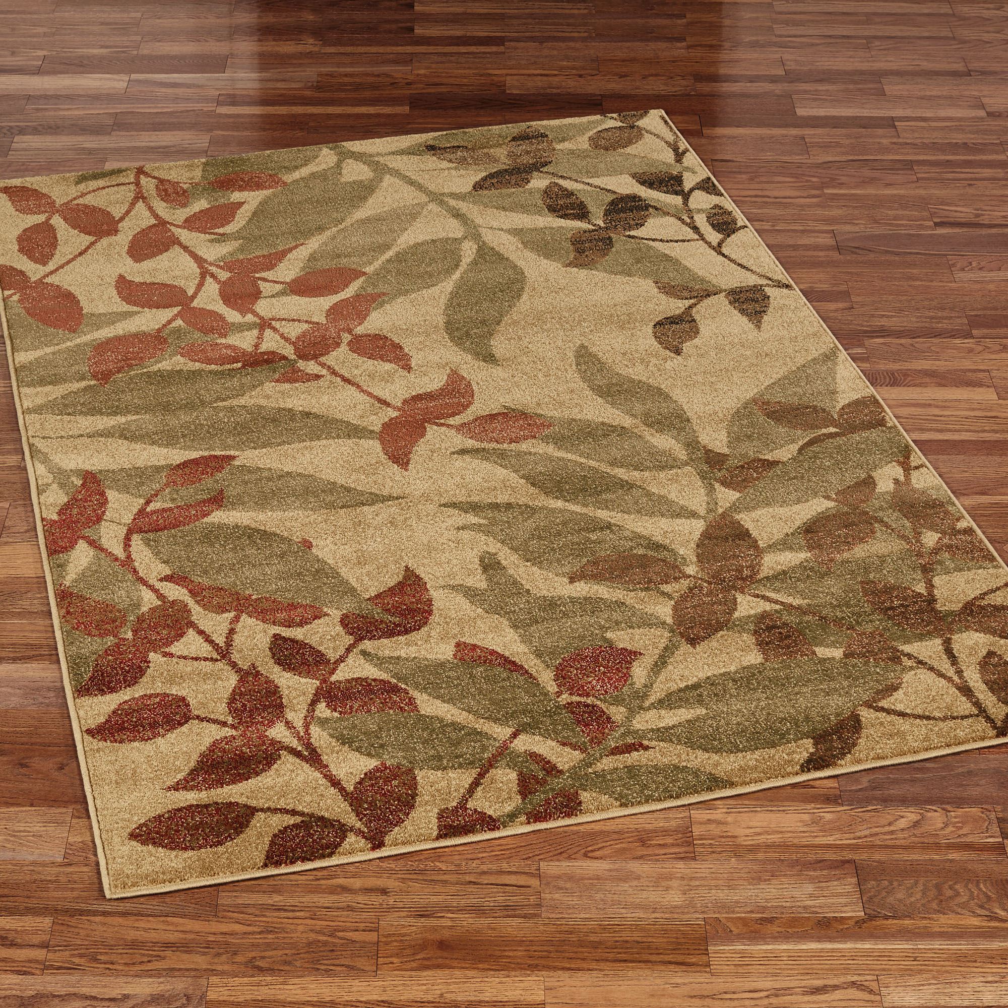 Fall Reflections Autumn Leaf Area Rugs