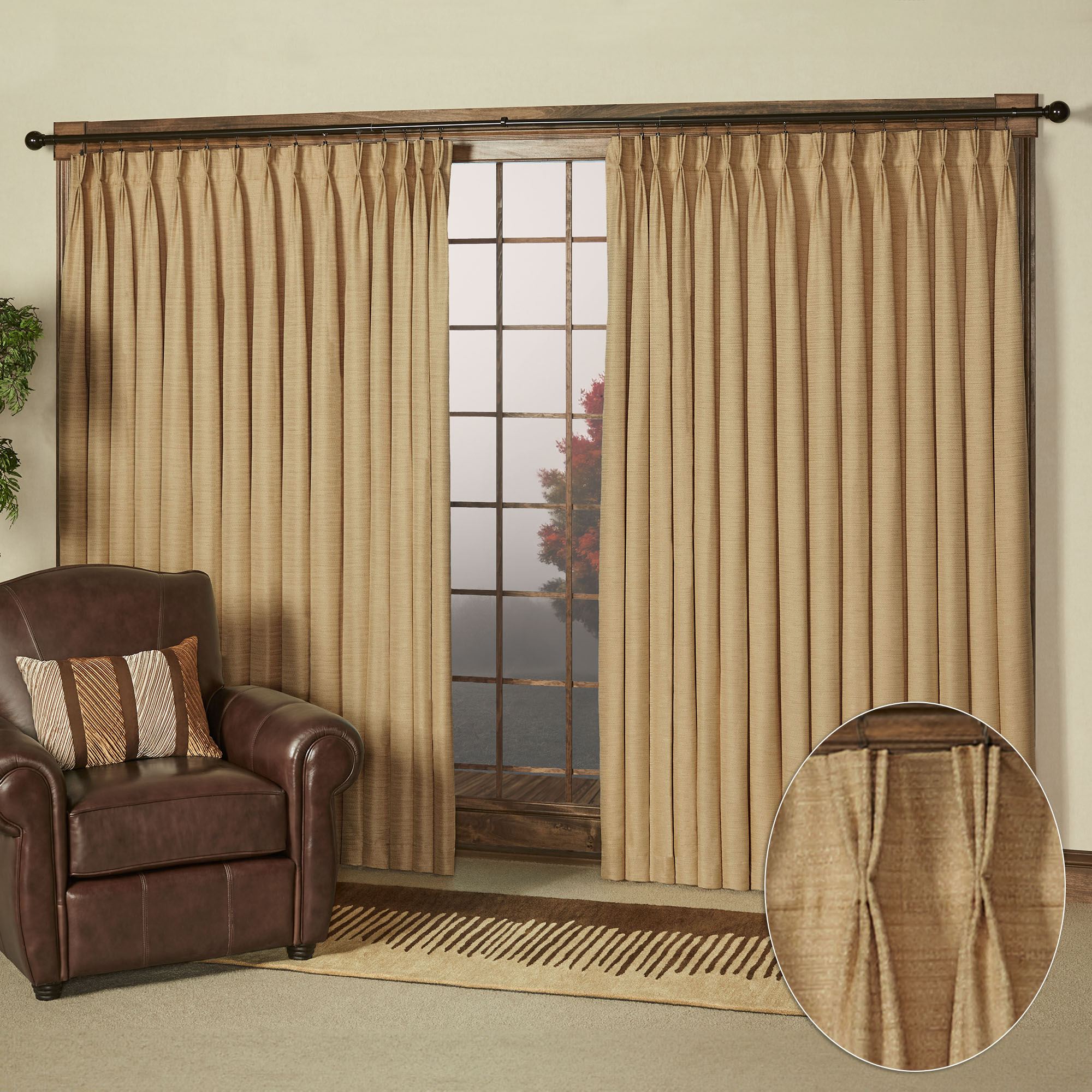 Marshfield Drapery Energy Efficient Wide Width Pinch Pleat Curtains Marshfield Drapery Energy Efficient Wide Width Pinch Pleat Curtains
