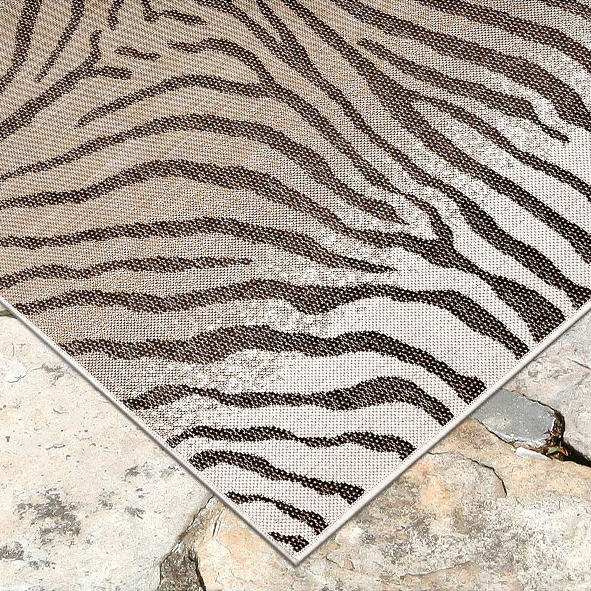 Selous Zebra Print Indoor Outdoor Rugs