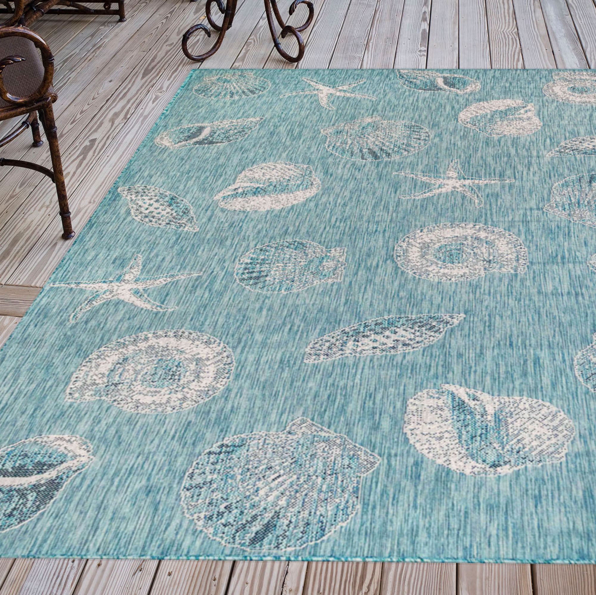 Lioran Shell Coastal Indoor Outdoor Rugs