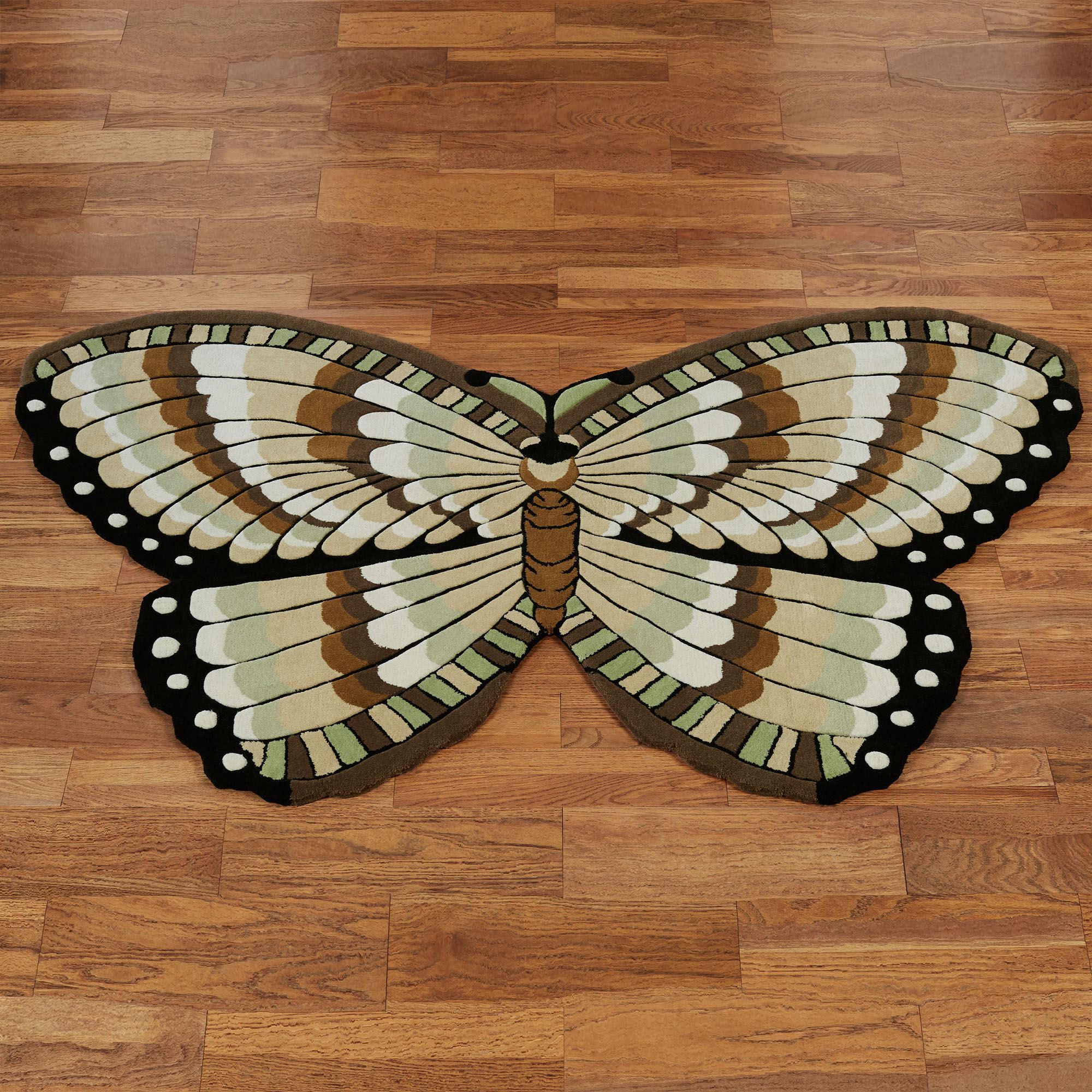 Butterfly Native Rug Mona Butterfly Shaped Rugs