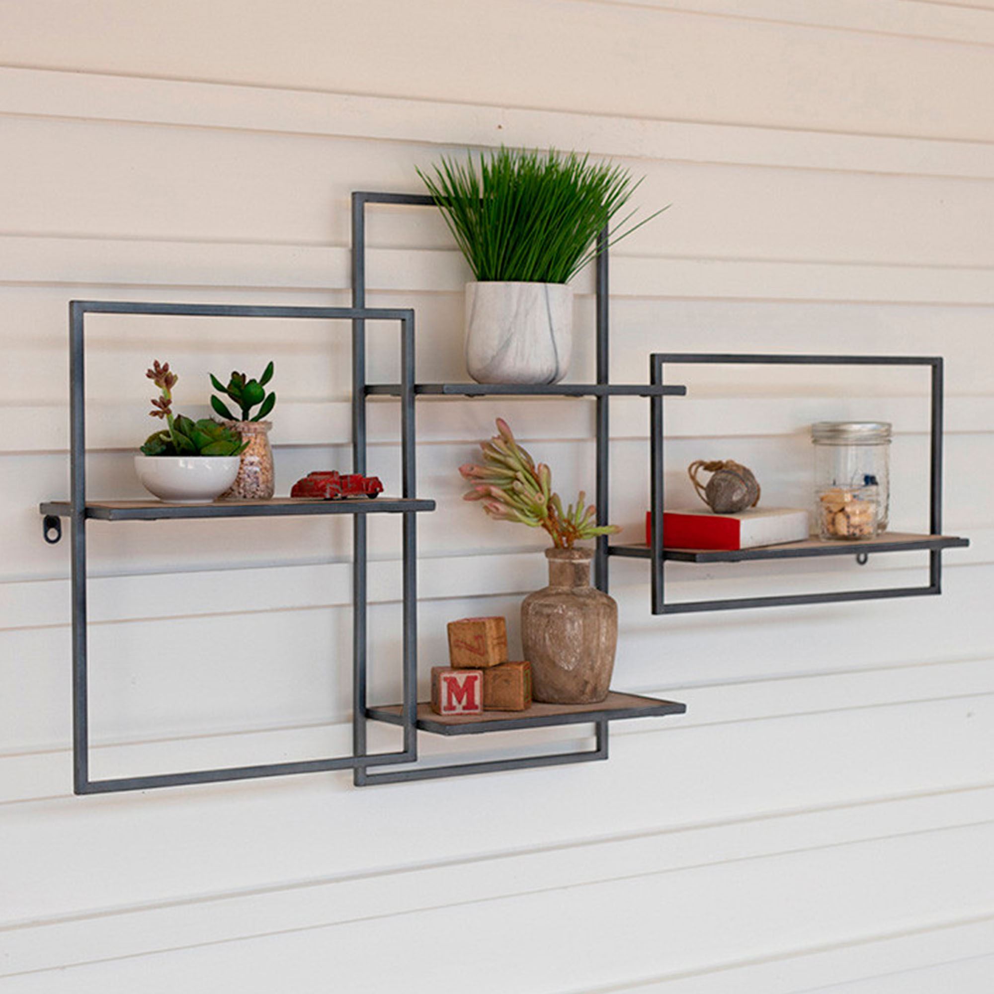 Decorative Metal Wall Shelf