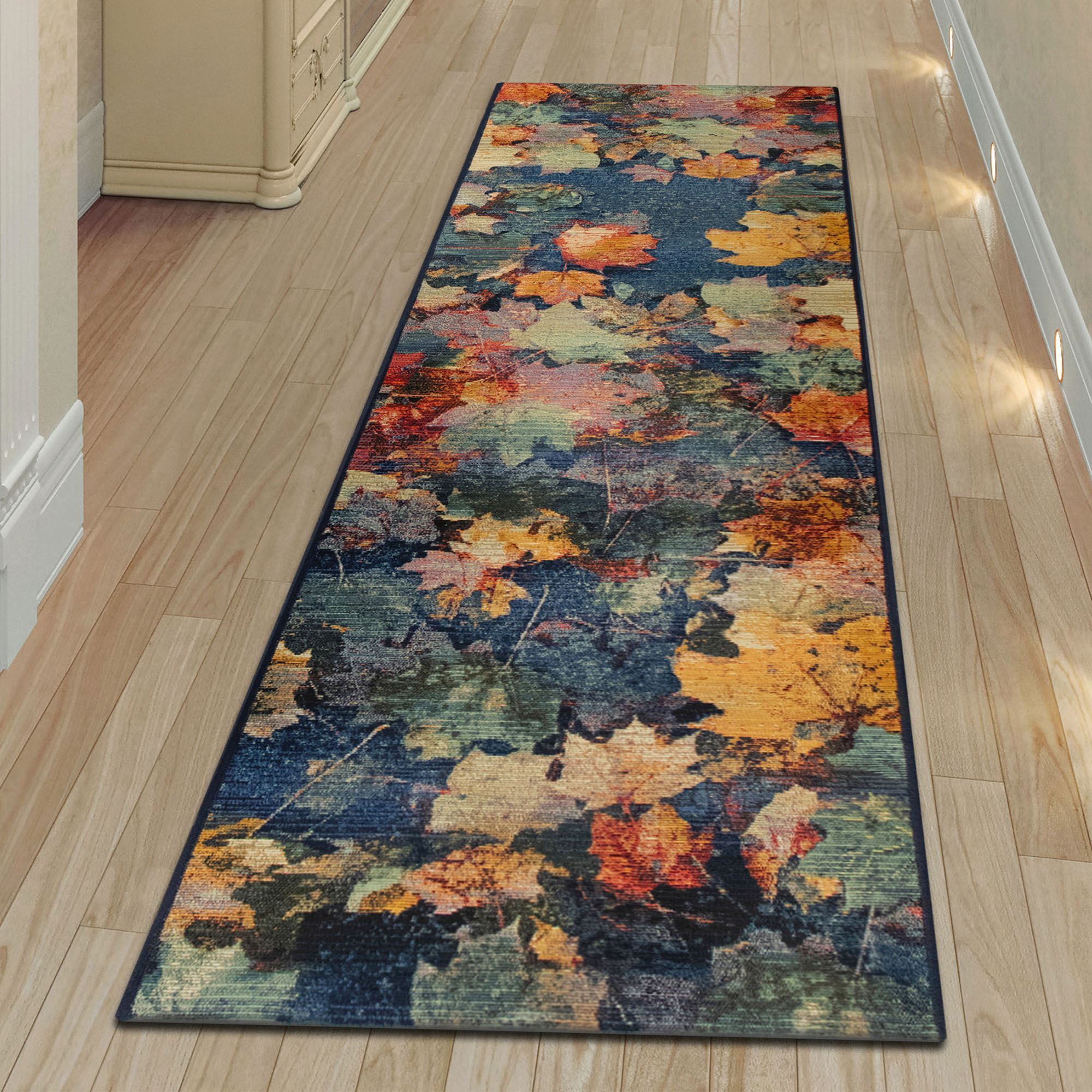 Fall in Love Autumn Leaves Indoor Outdoor Rugs by Liora Manne