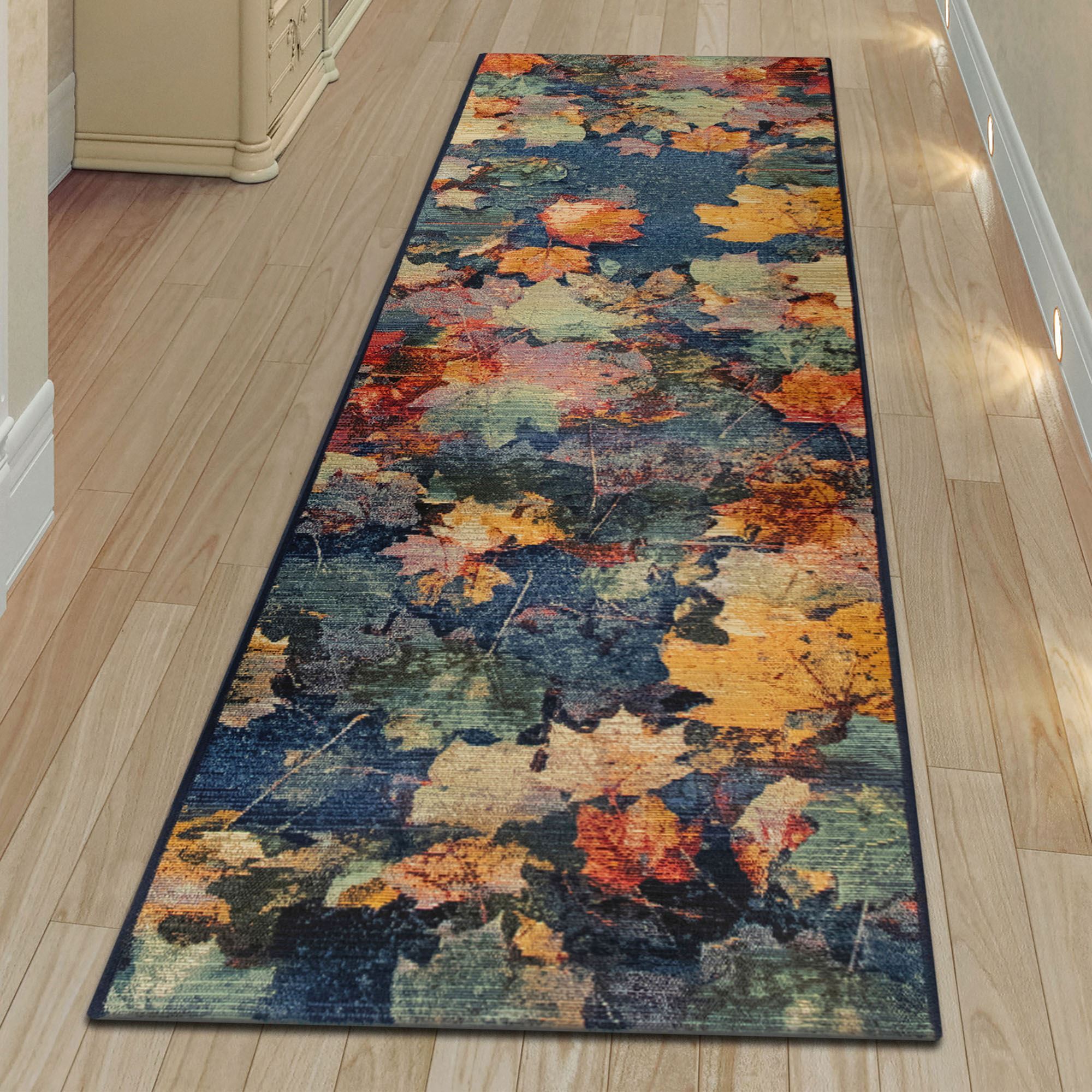 Fall in Love Autumn Leaves Indoor Outdoor Rugs by Liora Manne