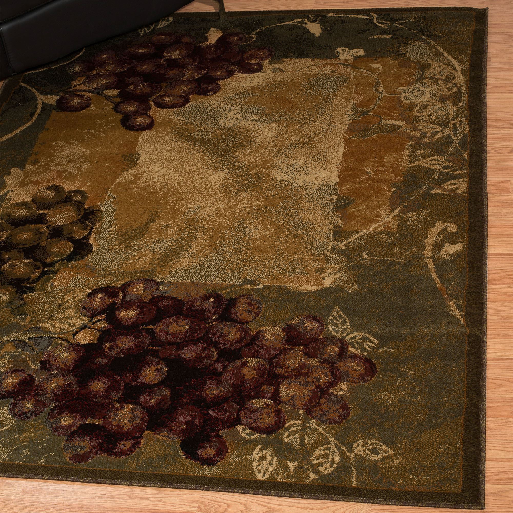 Astin Vintage Grapes Area Rugs