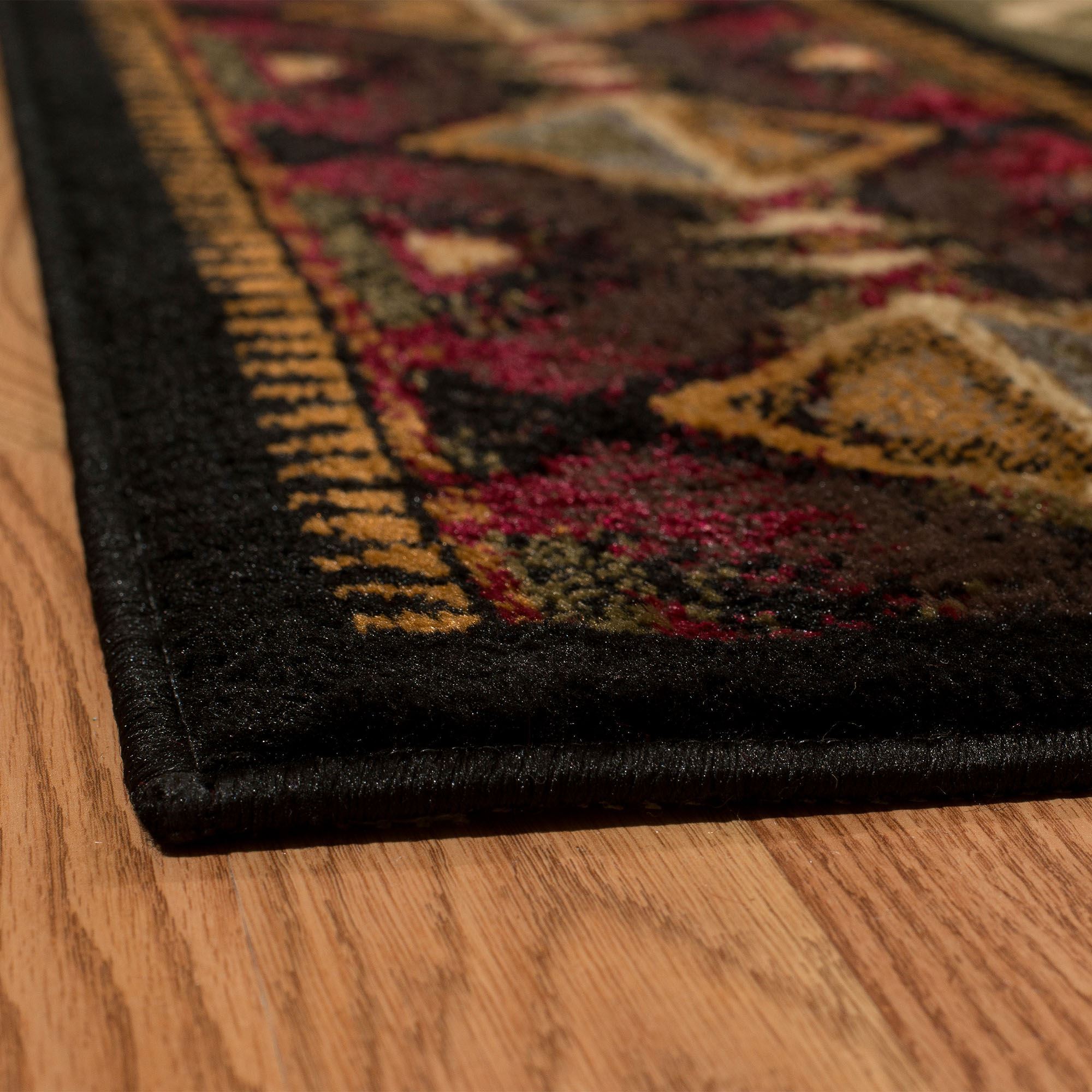 Hunters Desire Deer and Antler Rustic Area Rugs