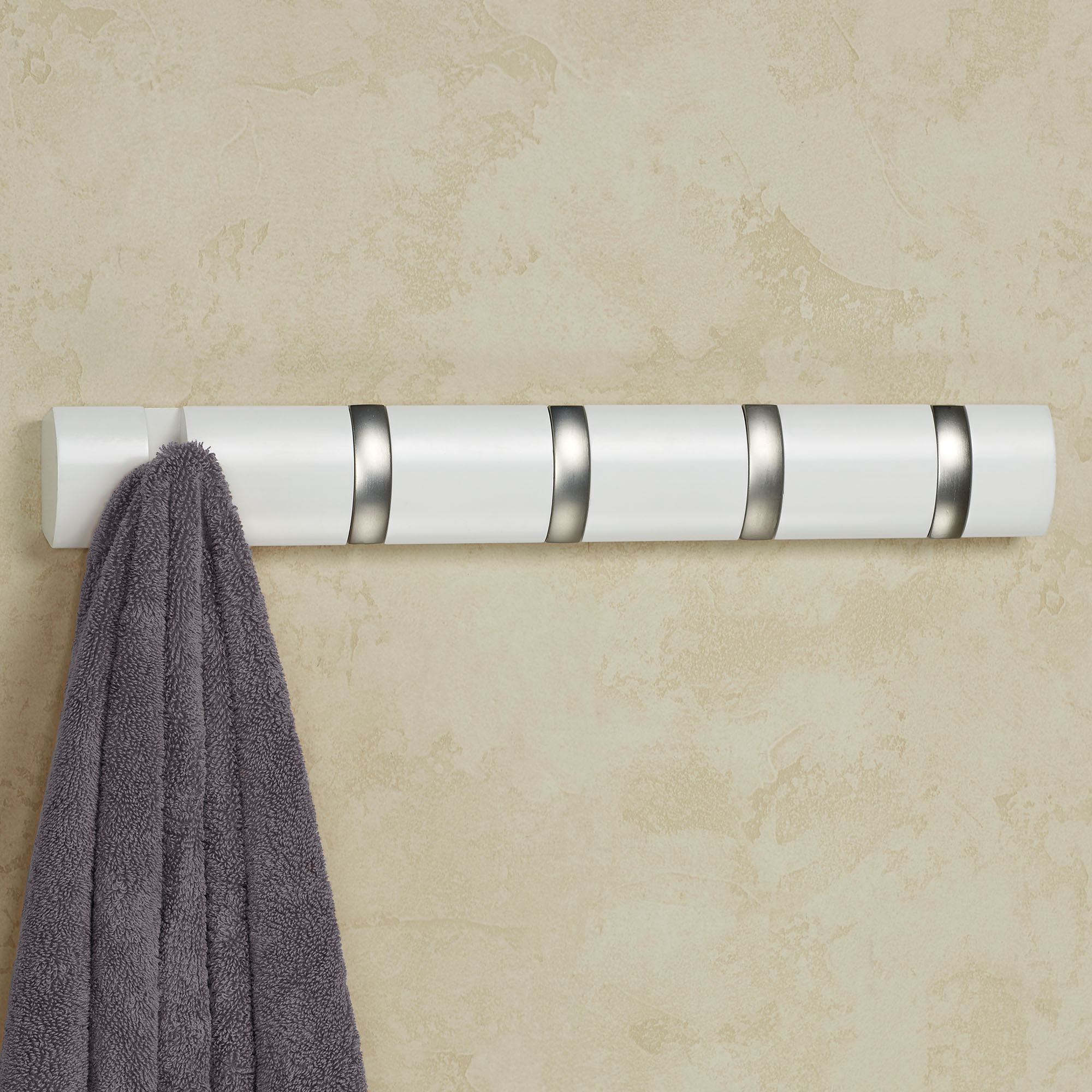 Durand Wall Hook Rack with Flip Hooks - Main Image