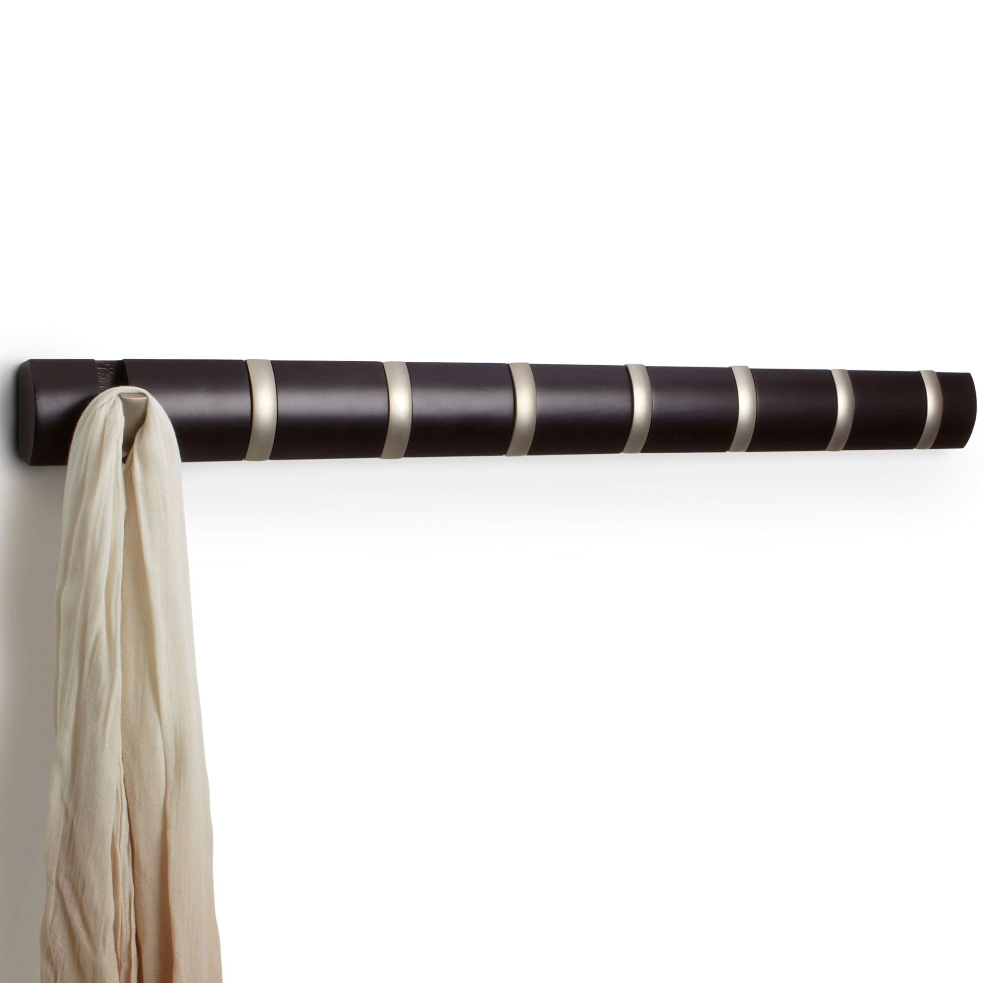 Durand Wall Hook Rack with Flip Hooks