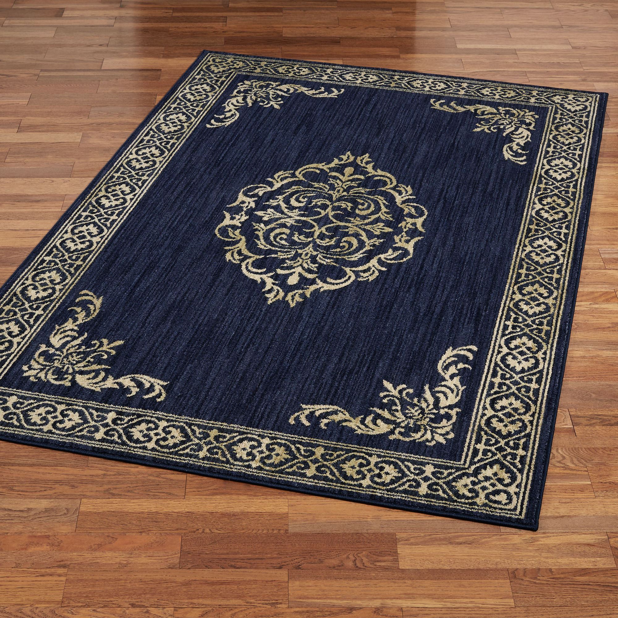 Halton Indigo Medallion Area Rugs