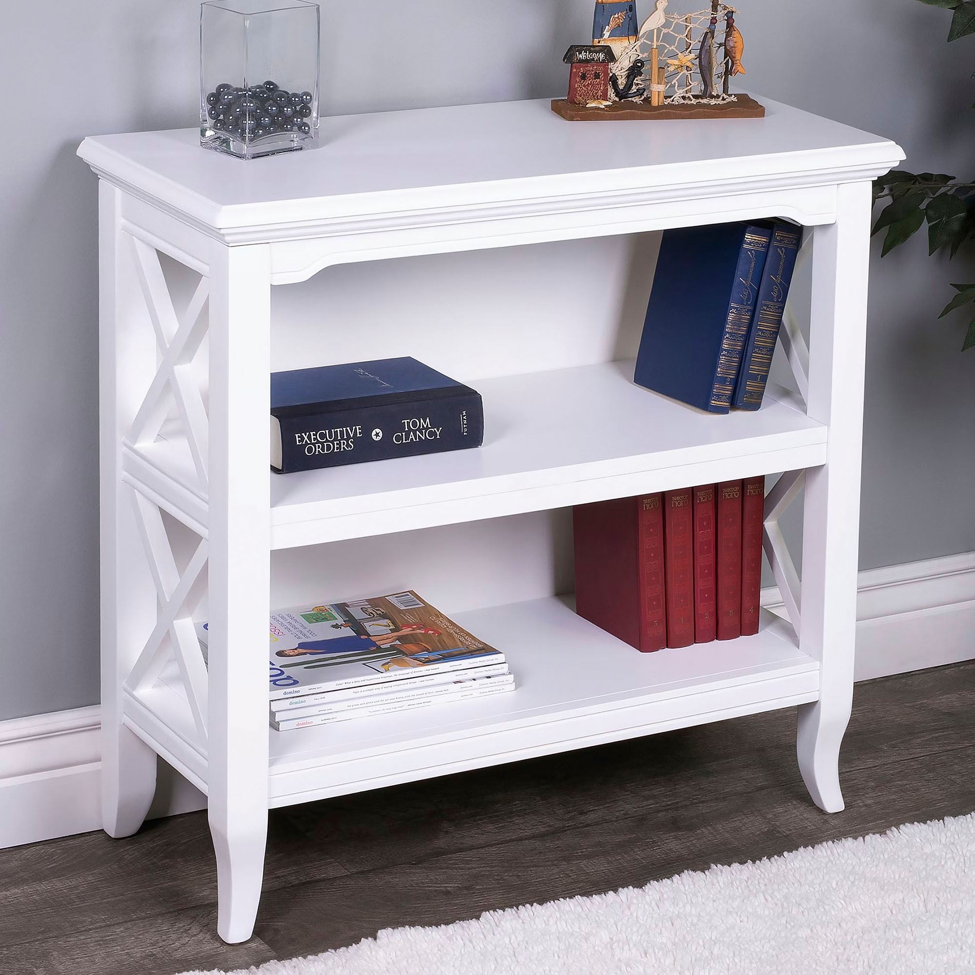 Kinsley Bookshelf Antique White