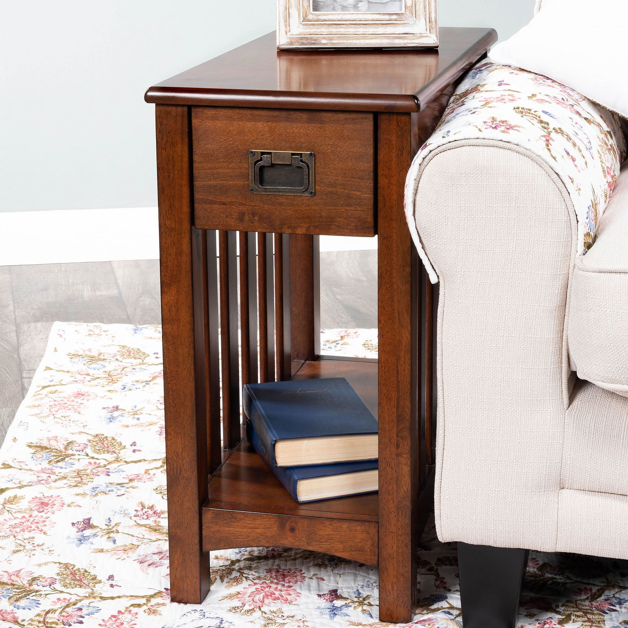 Mission Style Chairside Table | Cabinets Matttroy