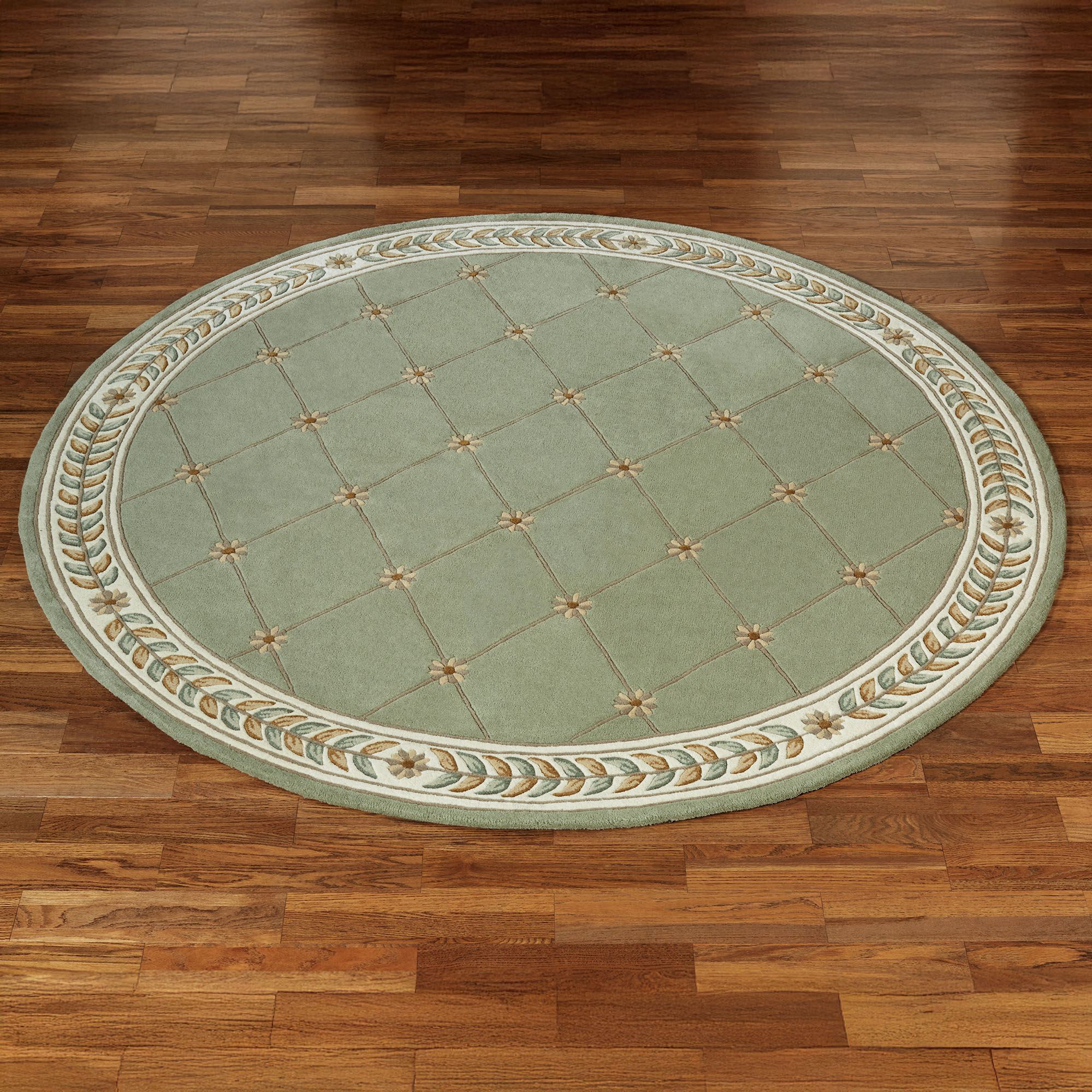 Fleurette Handcarved Trellis Traditional Wool Area Rugs