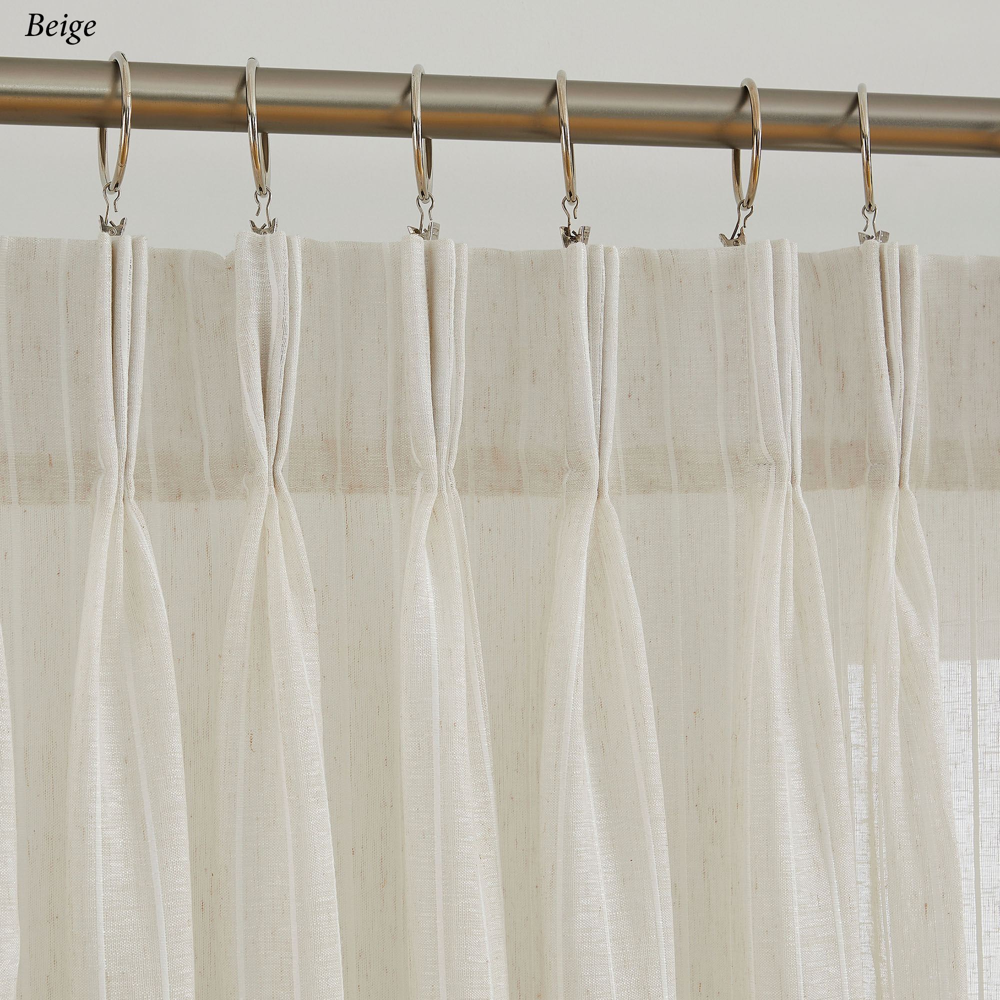 Colyton Semi Sheer Pinch Pleat Patio Panel