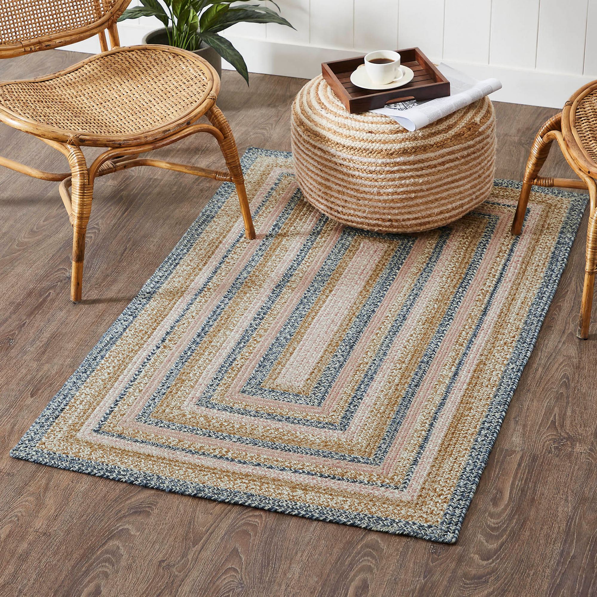 Kaila Braided Rug with Included Rug Pad