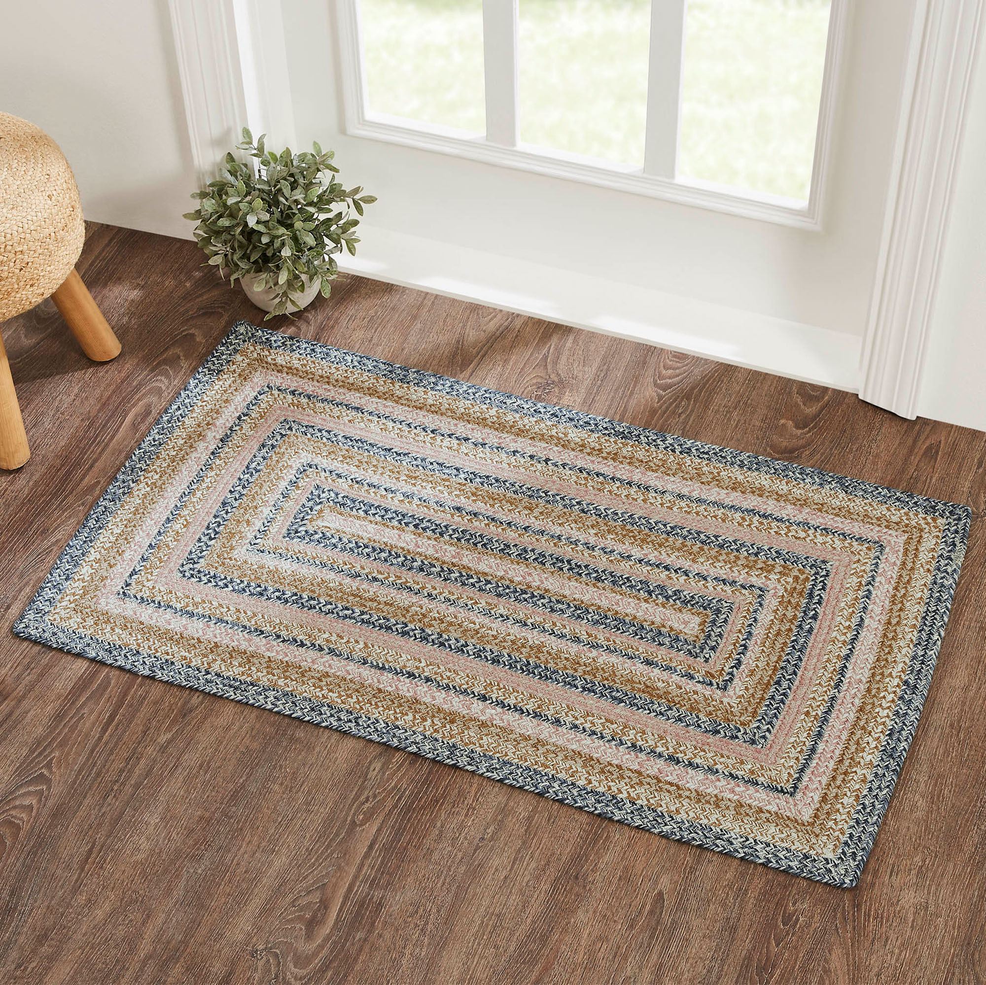 Kaila Braided Rug with Included Rug Pad