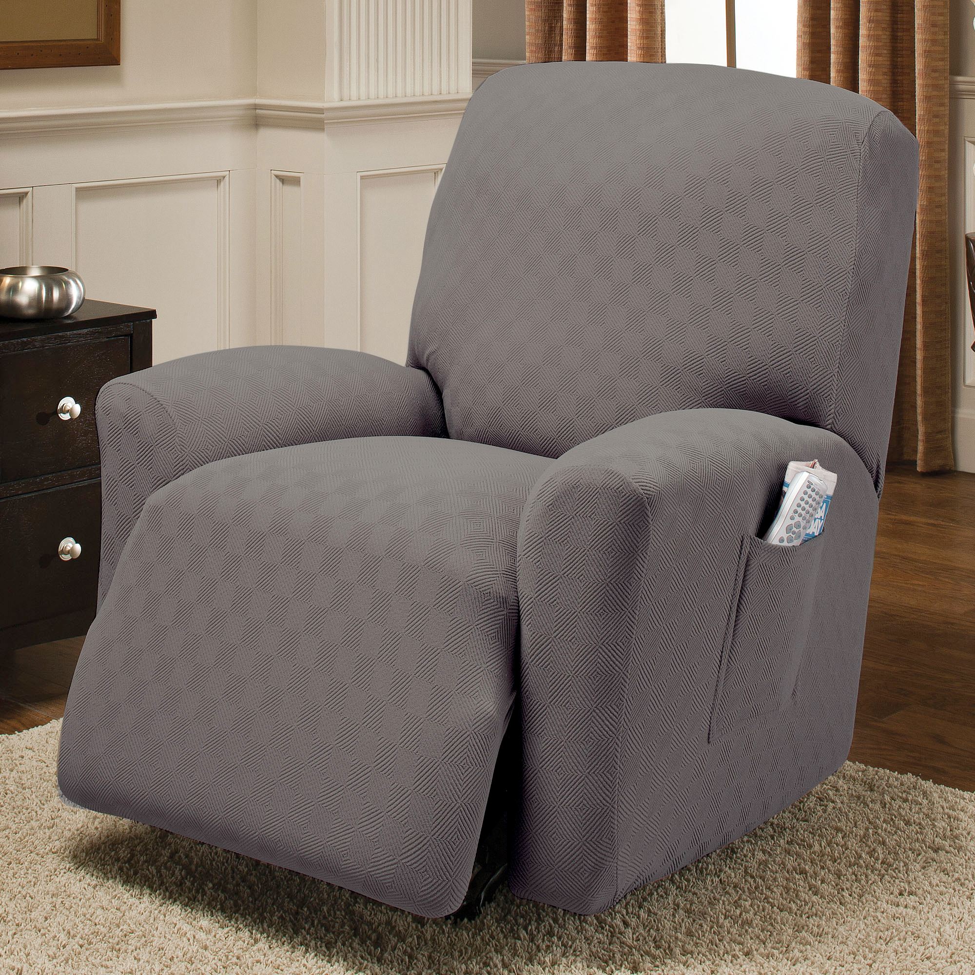 Newport Stretch Jumbo Recliner Slipcovers Newport Stretch Jumbo Recliner Slipcovers