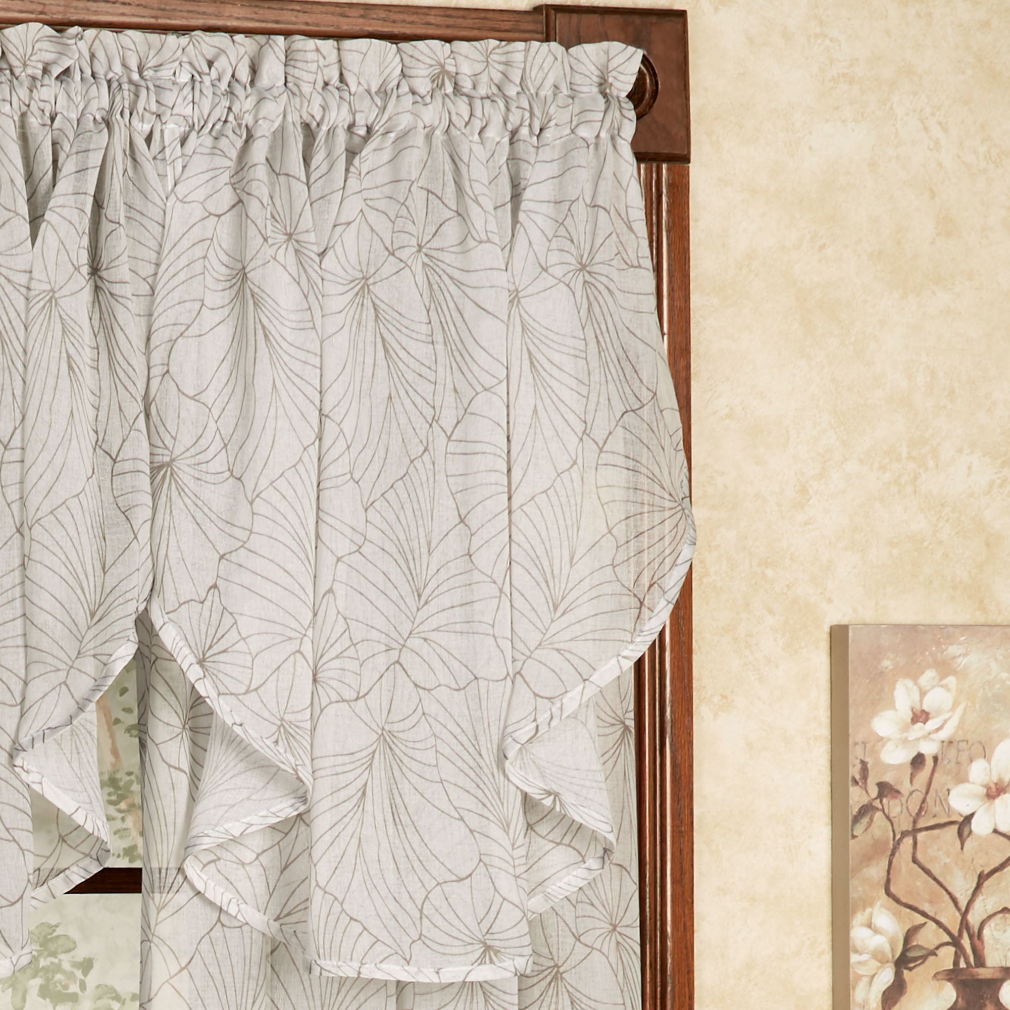 Irvine II Faux Linen Semi Sheer Window Treatment