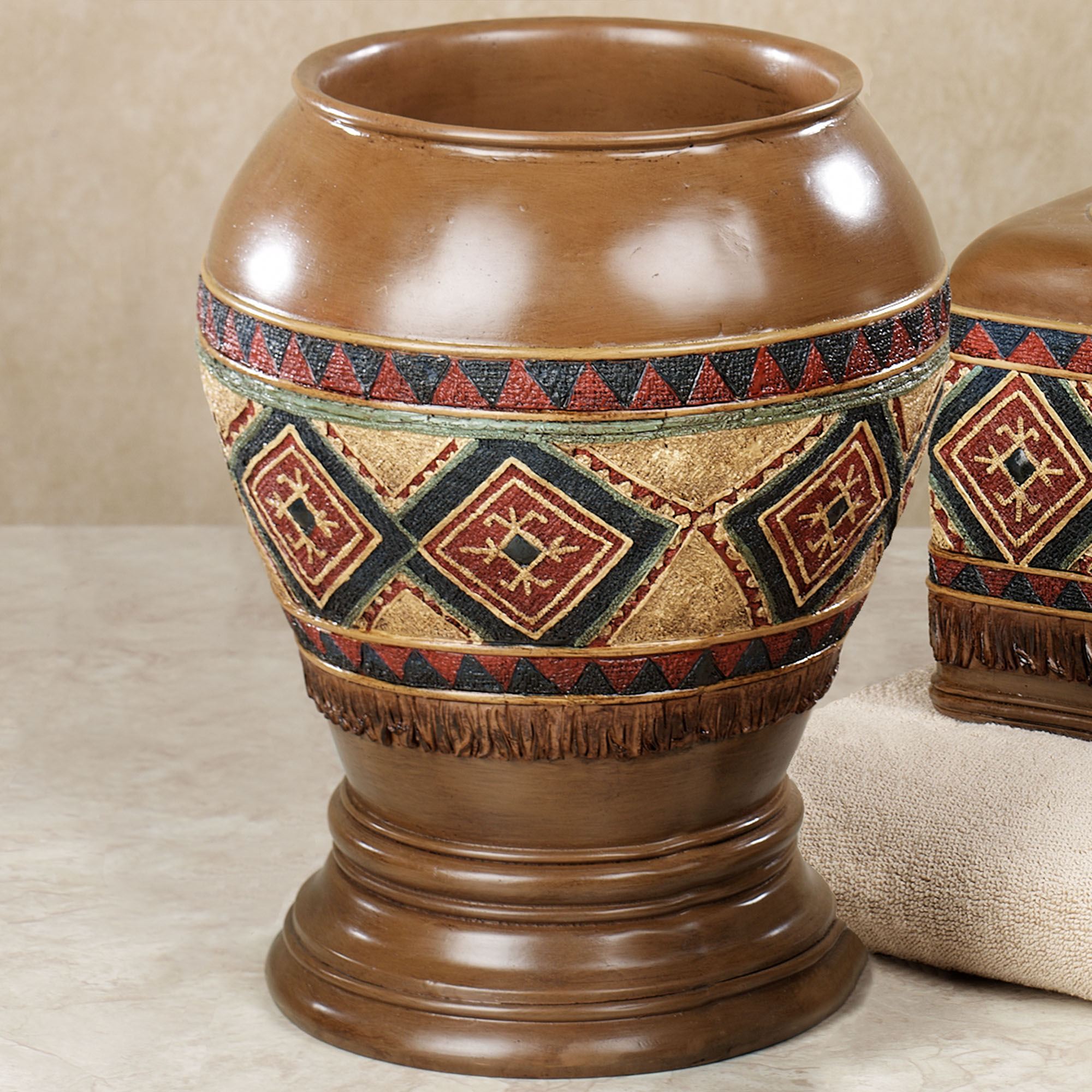 Key West Wastebasket Multi Warm