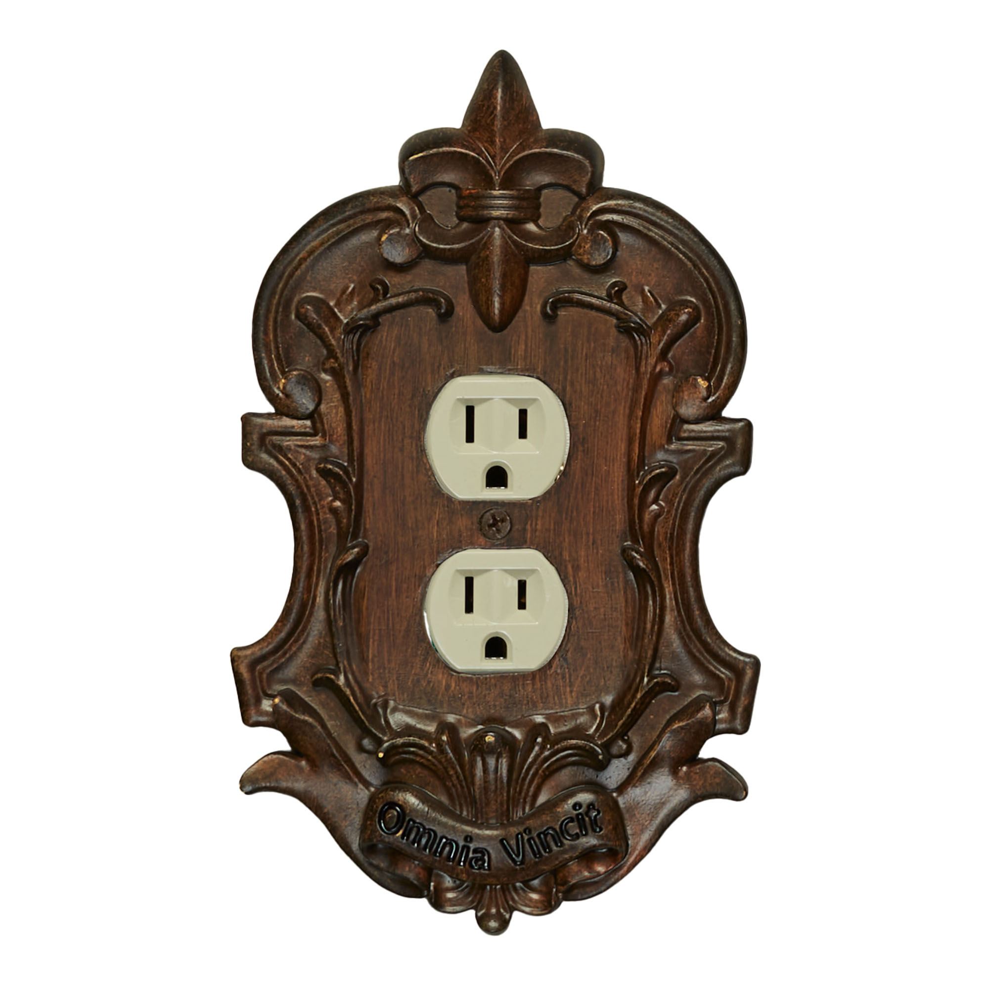 Royal Brandywine Fleur de Lis Large Switchplates