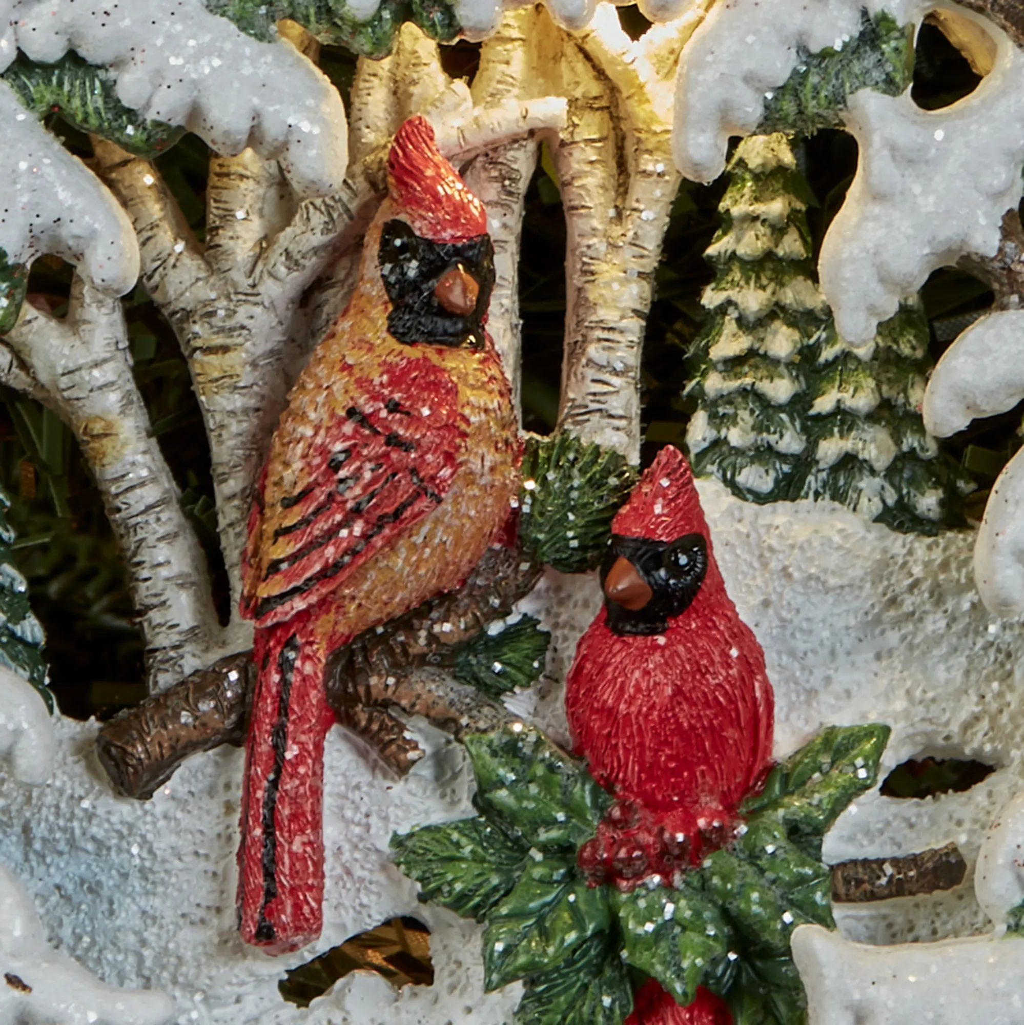 Cardinal Lighted Outdoor Christmas Decorations