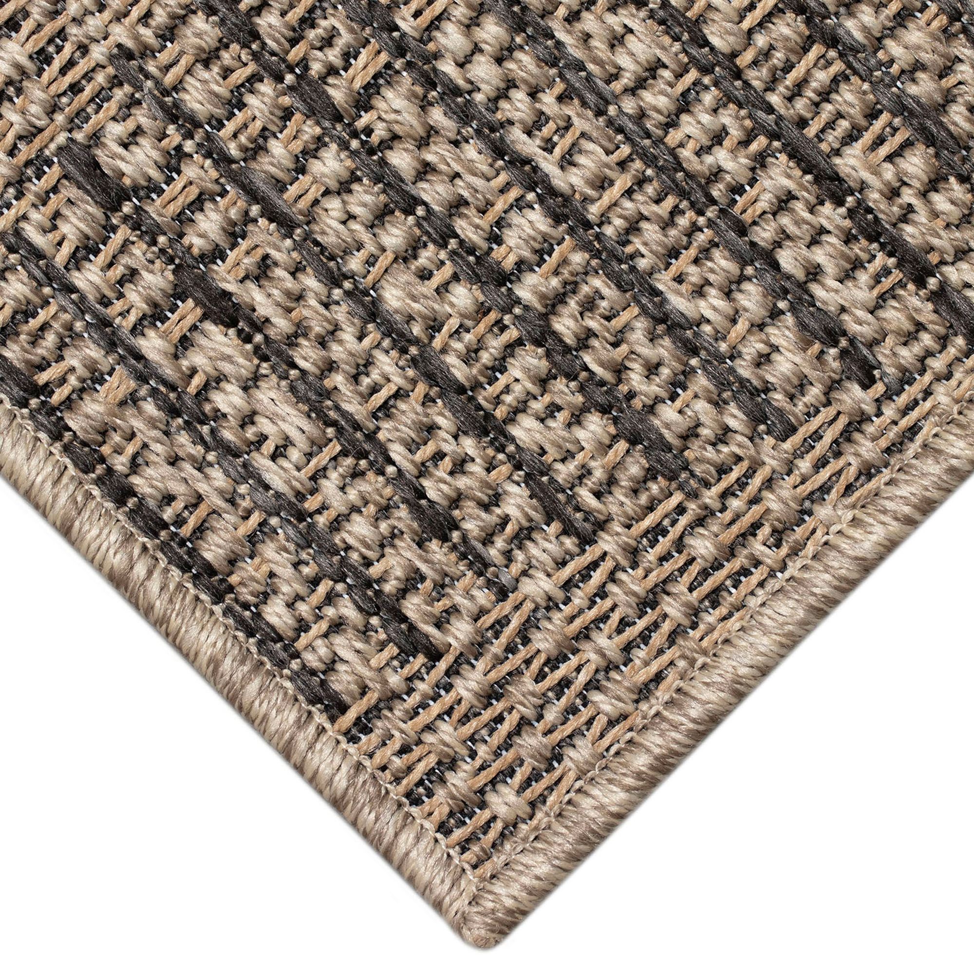 Natural Wave Taupe Indoor Outdoor Rugs by Liora Manne