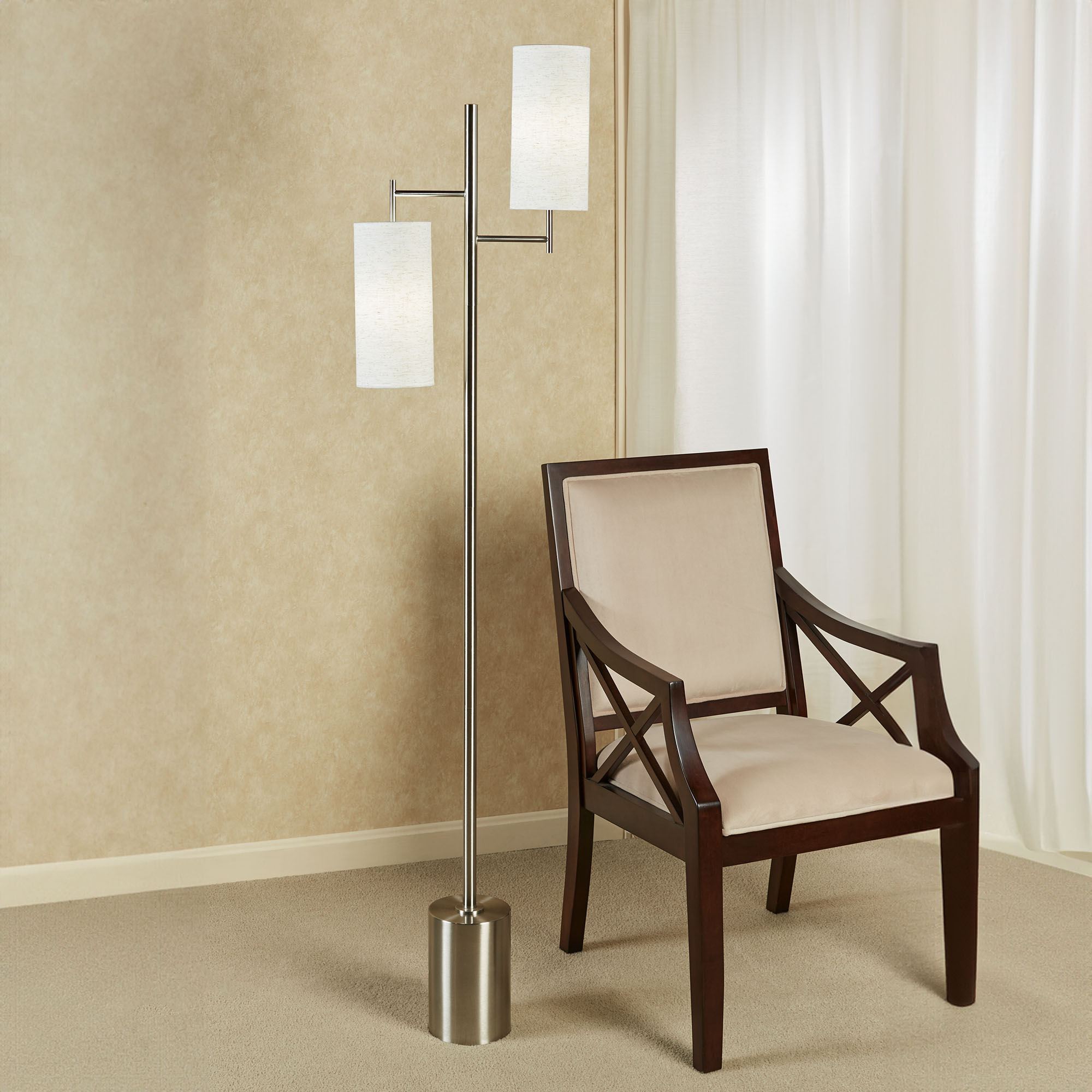 Picture of Modern Industrial Floor Lamp Pavilion Chic Aleixo Modern Industrial