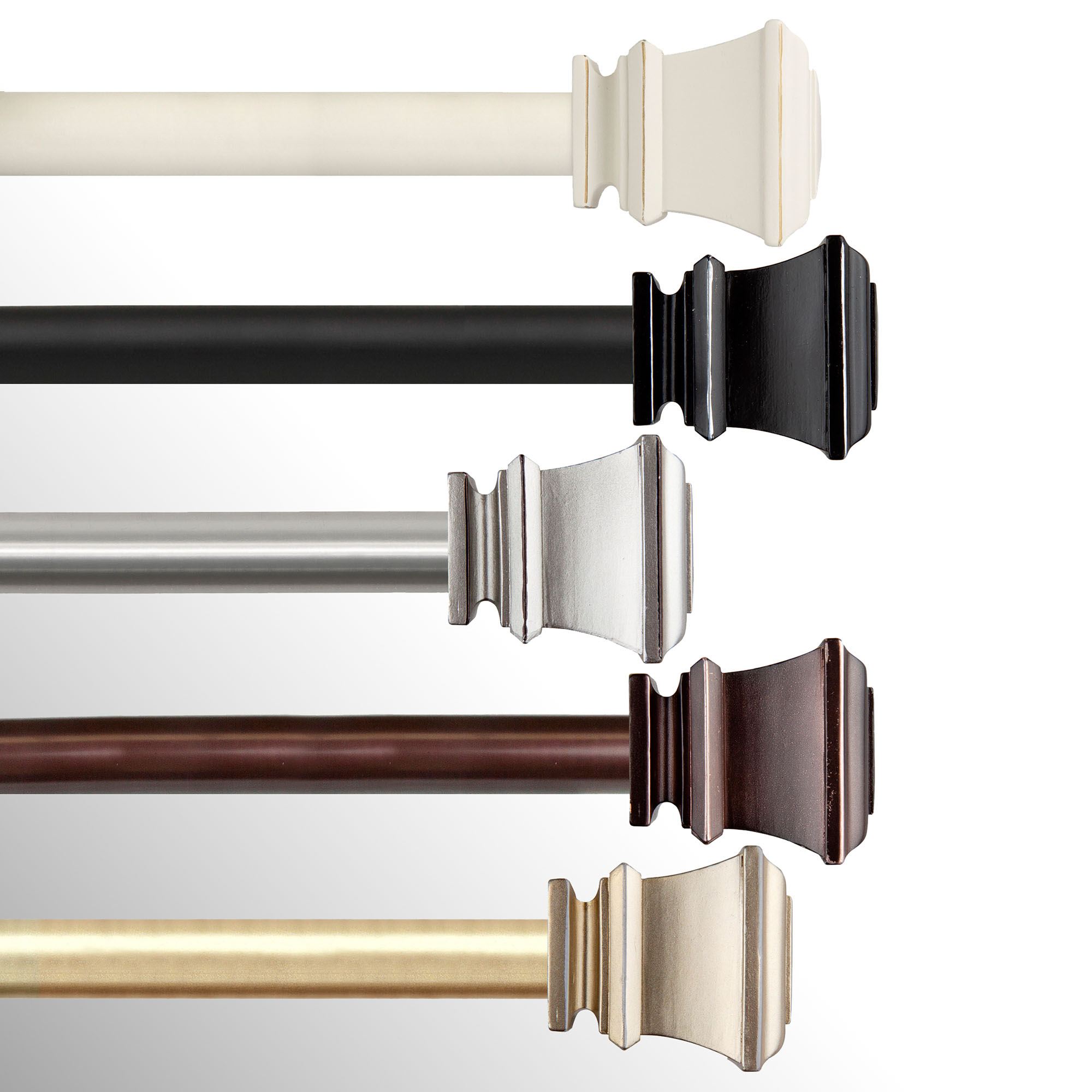 Stamped Rods Decorative Curtain Rods And Finials Decorative Curtain Rod Finial