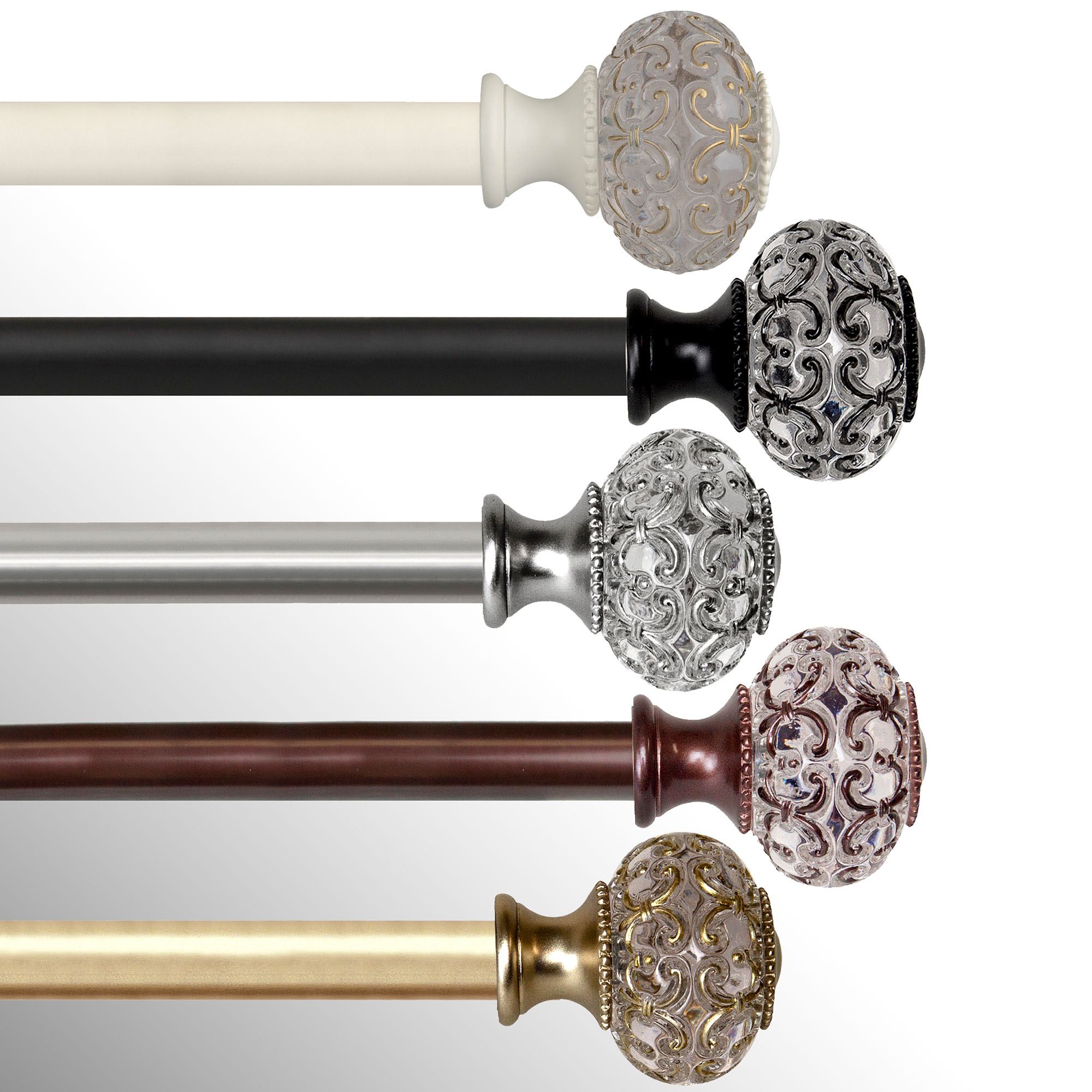 Magnificent Curtain Rods Finials Eden Wooden 35mm Curtain Pole Sisal