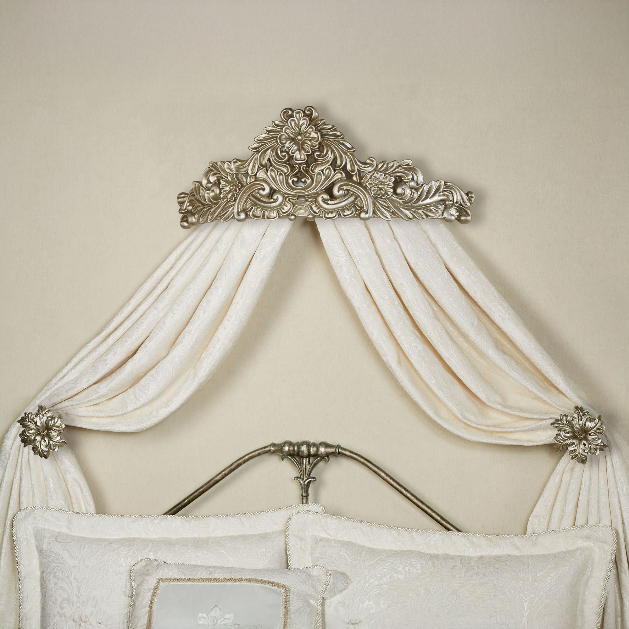 Rustic Teester Parklynn Platinum Wall Teester Bed Crown