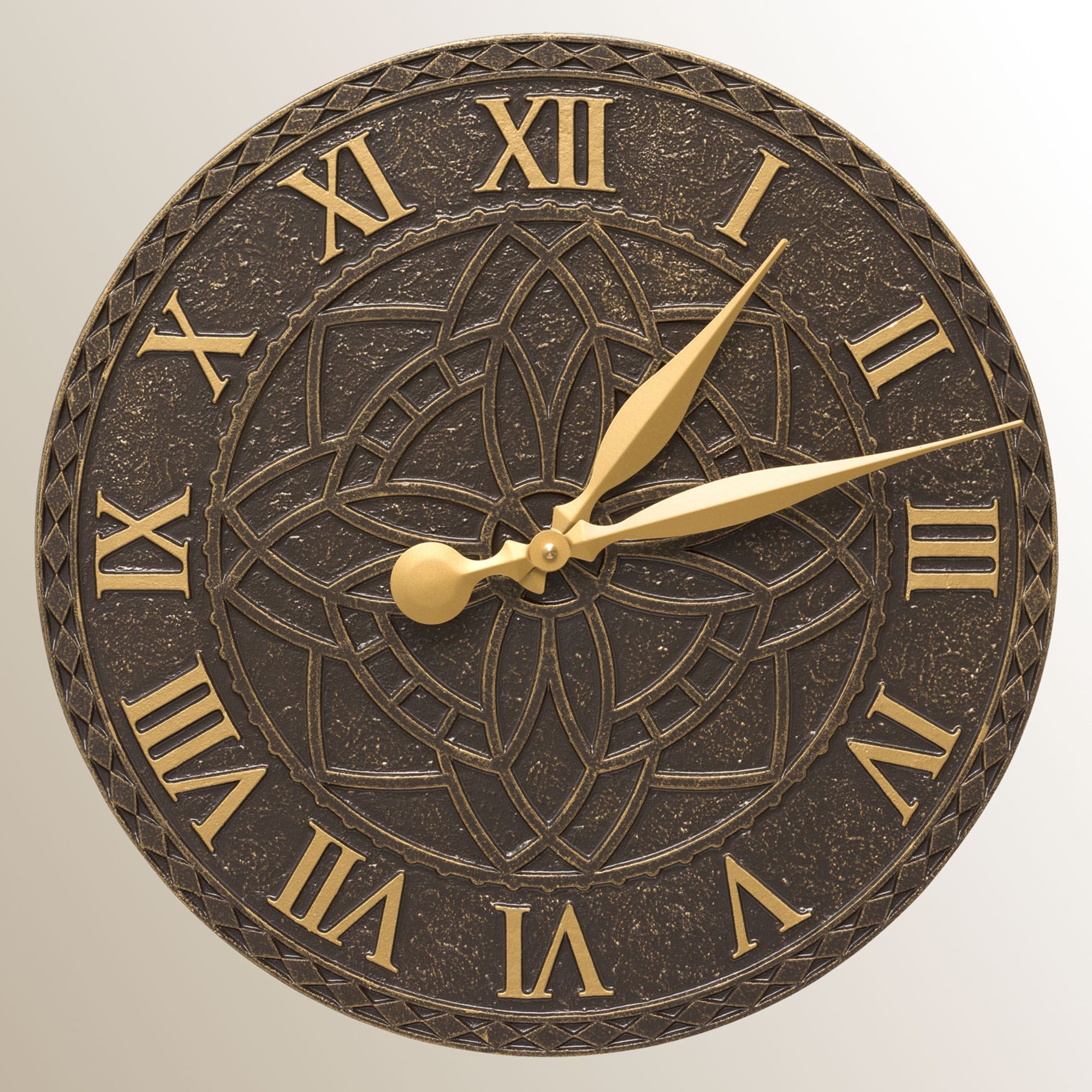 Compass Rose Indoor Outdoor Wall Clock